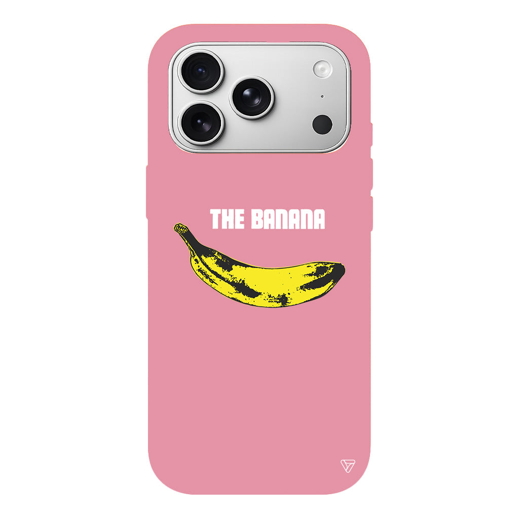 Andy Warhol Banana Lansman Model İçi Kadife Silikon Telefon Kılıfı