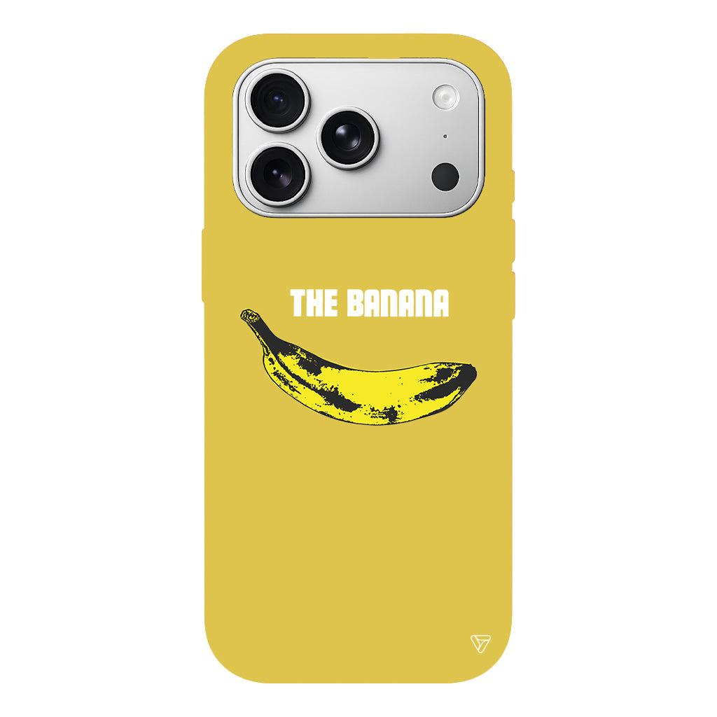Andy Warhol Banana Lansman Model İçi Kadife Silikon Telefon Kılıfı
