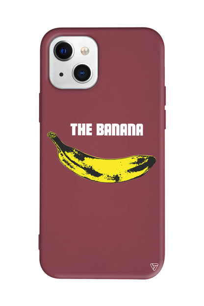 Andy Warhol Banana Lansman Model İçi Kadife Silikon Telefon Kılıfı – Plus Serisine Özel