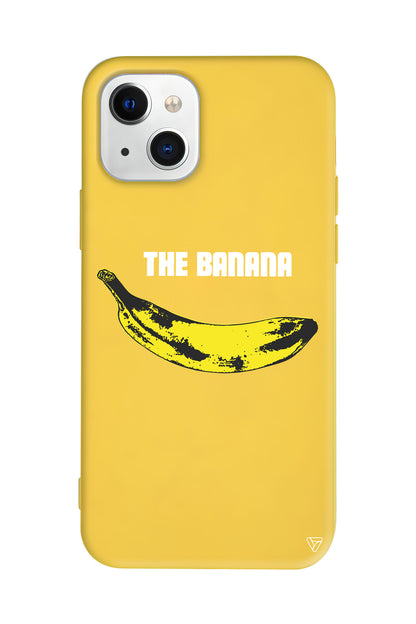 Andy Warhol Banana Lansman Model İçi Kadife Silikon Telefon Kılıfı