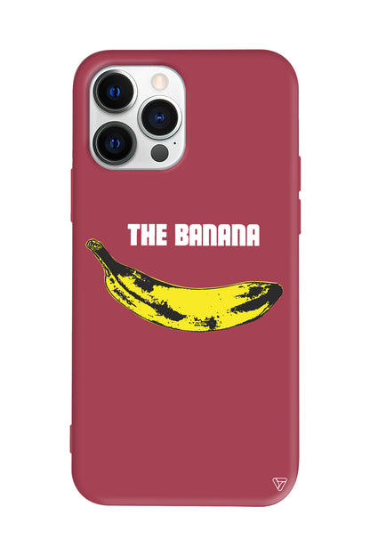 Andy Warhol Banana Lansman Model İçi Kadife Silikon Telefon Kılıfı