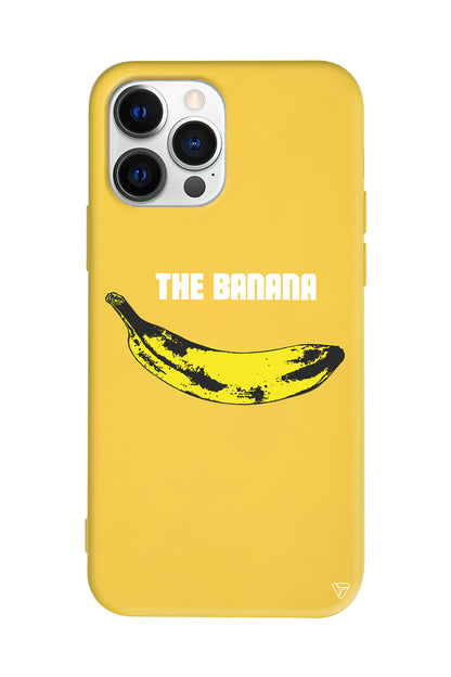 Andy Warhol Banana Lansman Model İçi Kadife Silikon Telefon Kılıfı