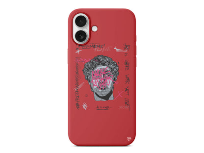 Punk David Lansman Model İçi Kadife Silikon Telefon Kılıfı – Plus Serisine Özel