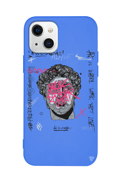 Punk David Lansman Model İçi Kadife Silikon Telefon Kılıfı – Plus Serisine Özel