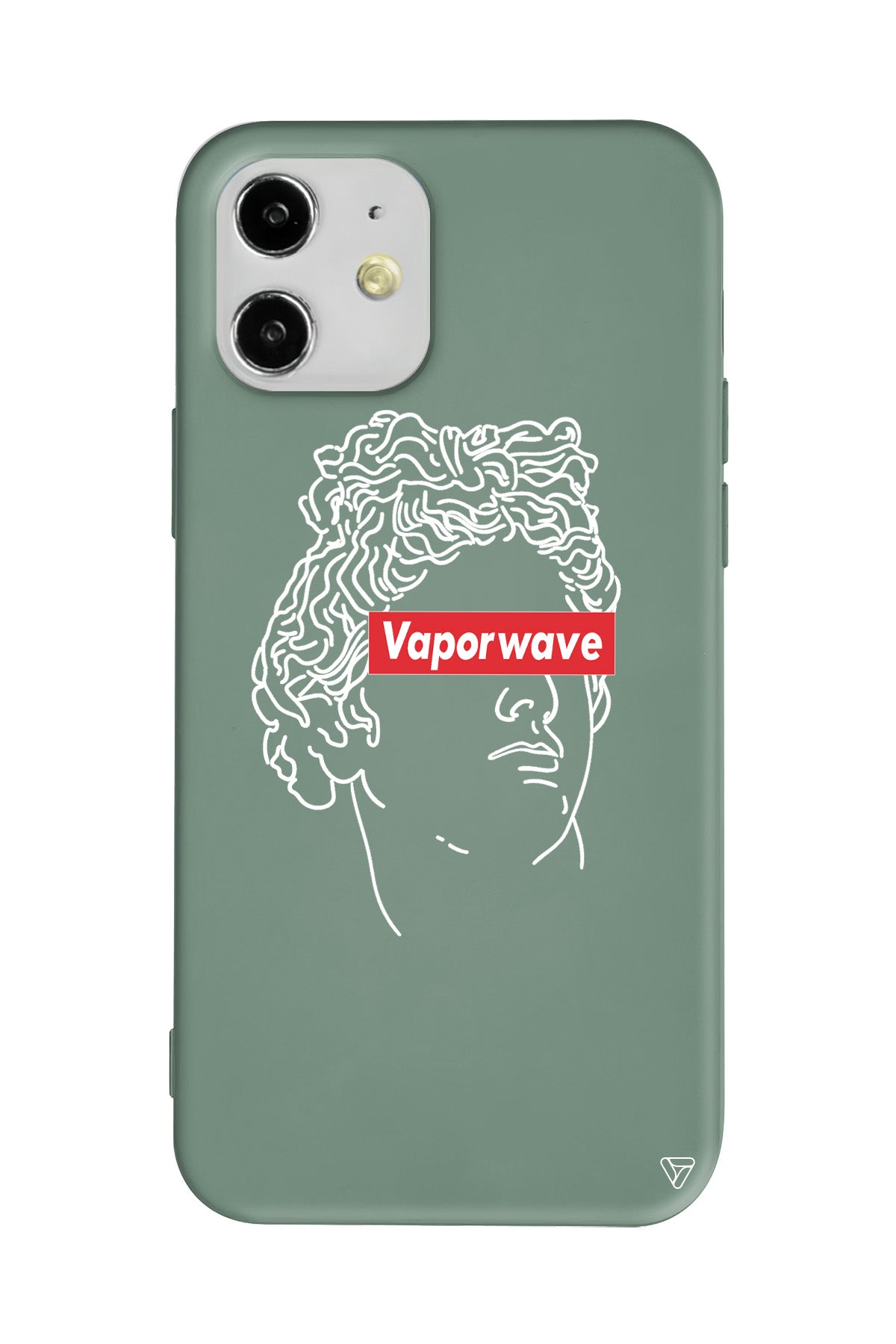 Vaporwave Lansman Model İçi Kadife Silikon Telefon Kılıfı