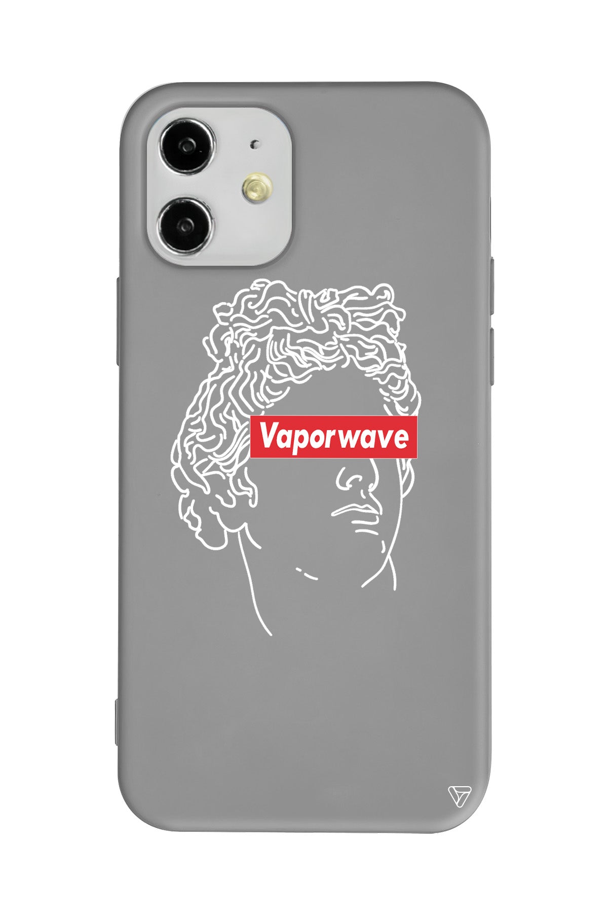 Vaporwave Lansman Model İçi Kadife Silikon Telefon Kılıfı