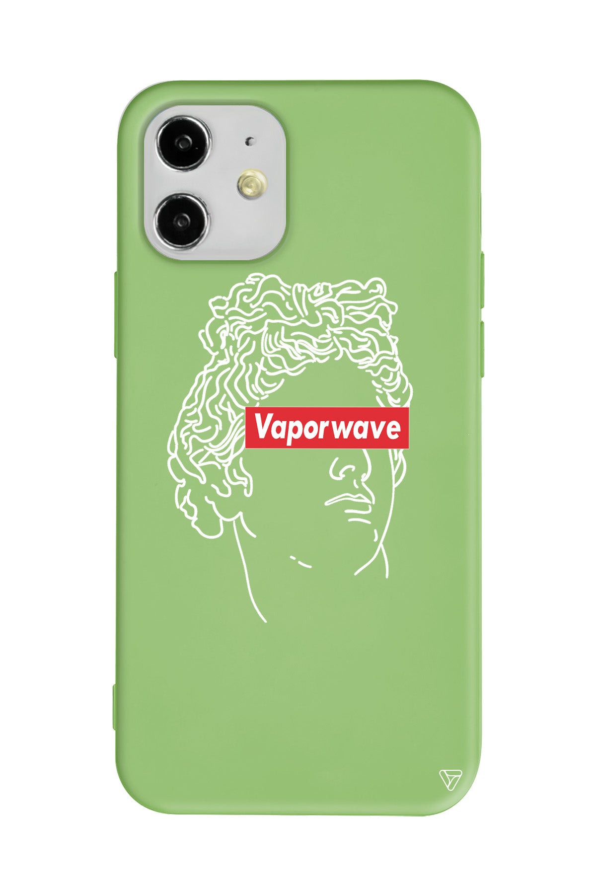 Vaporwave Lansman Model İçi Kadife Silikon Telefon Kılıfı