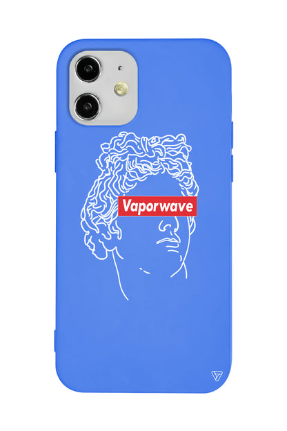 Vaporwave Lansman Model İçi Kadife Silikon Telefon Kılıfı