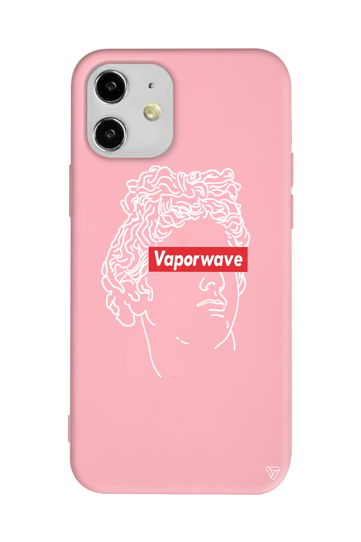 Vaporwave Lansman Model İçi Kadife Silikon Telefon Kılıfı