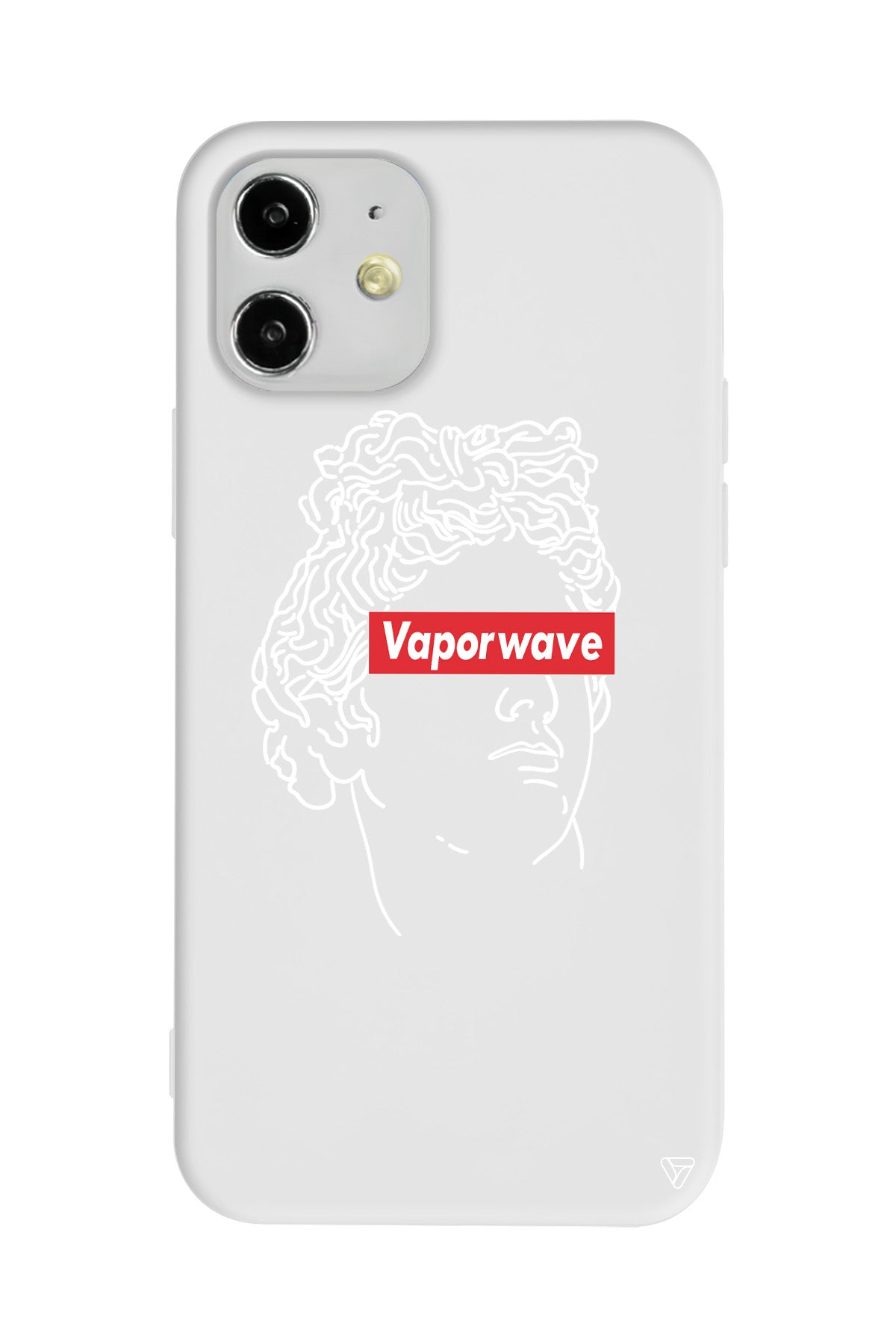 Vaporwave Lansman Model İçi Kadife Silikon Telefon Kılıfı