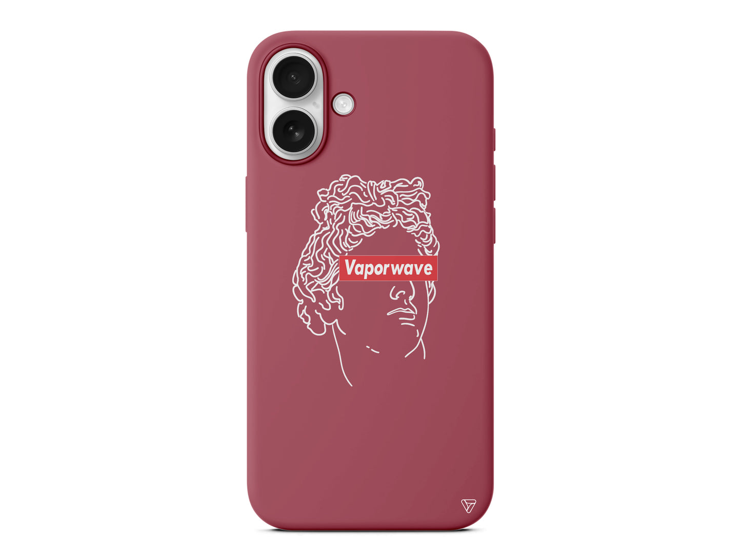 Vaporwave Lansman Model İçi Kadife Silikon Telefon Kılıfı – Plus Serisine Özel