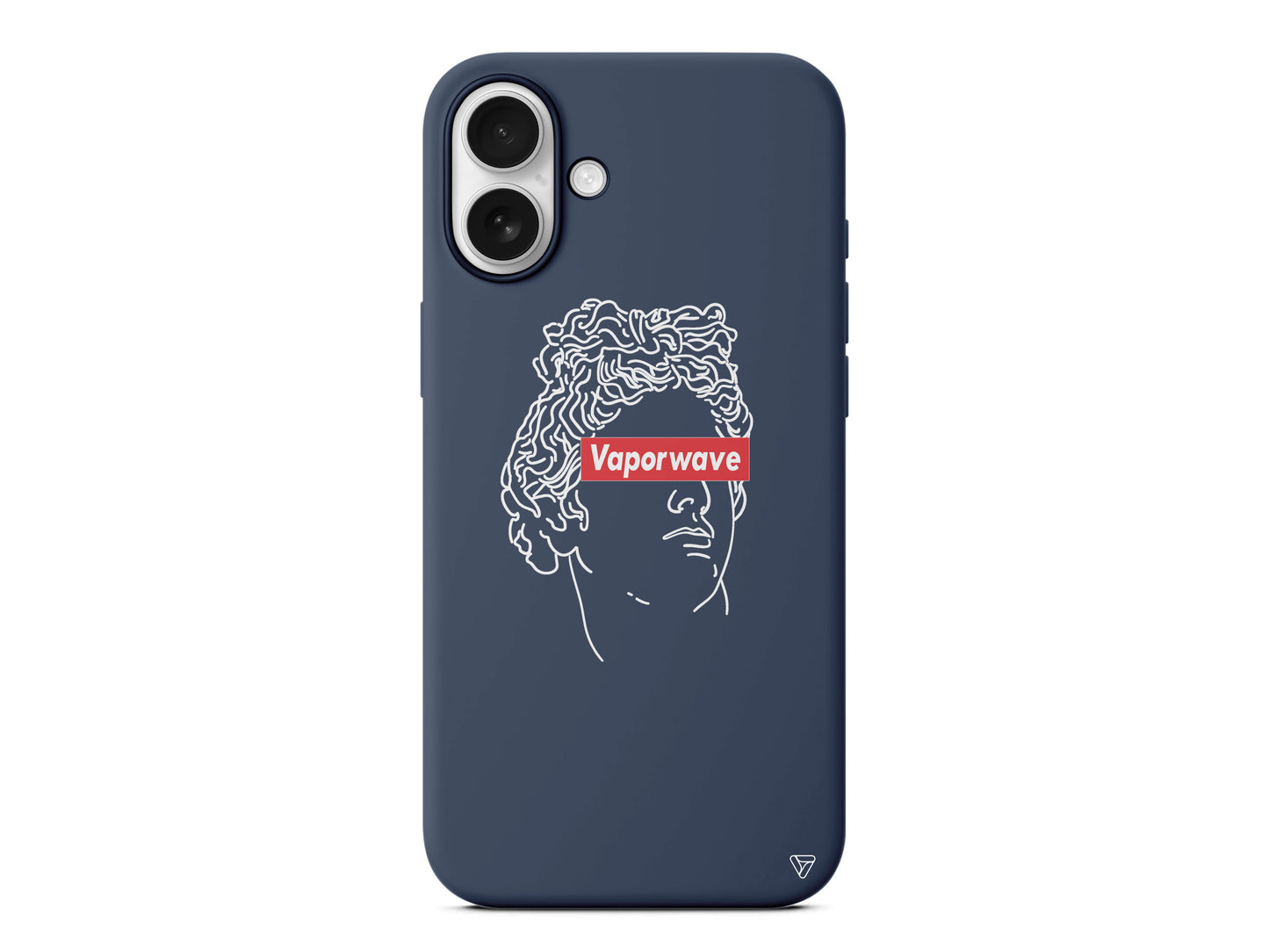 Vaporwave Lansman Model İçi Kadife Silikon Telefon Kılıfı – Plus Serisine Özel