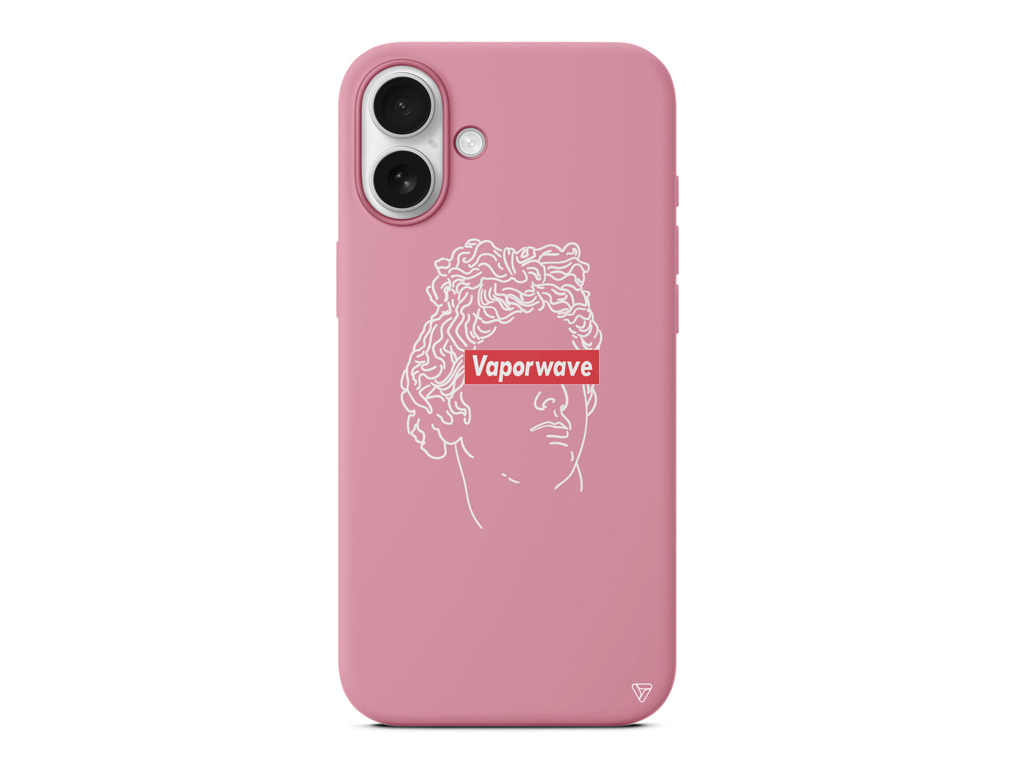 Vaporwave Lansman Model İçi Kadife Silikon Telefon Kılıfı
