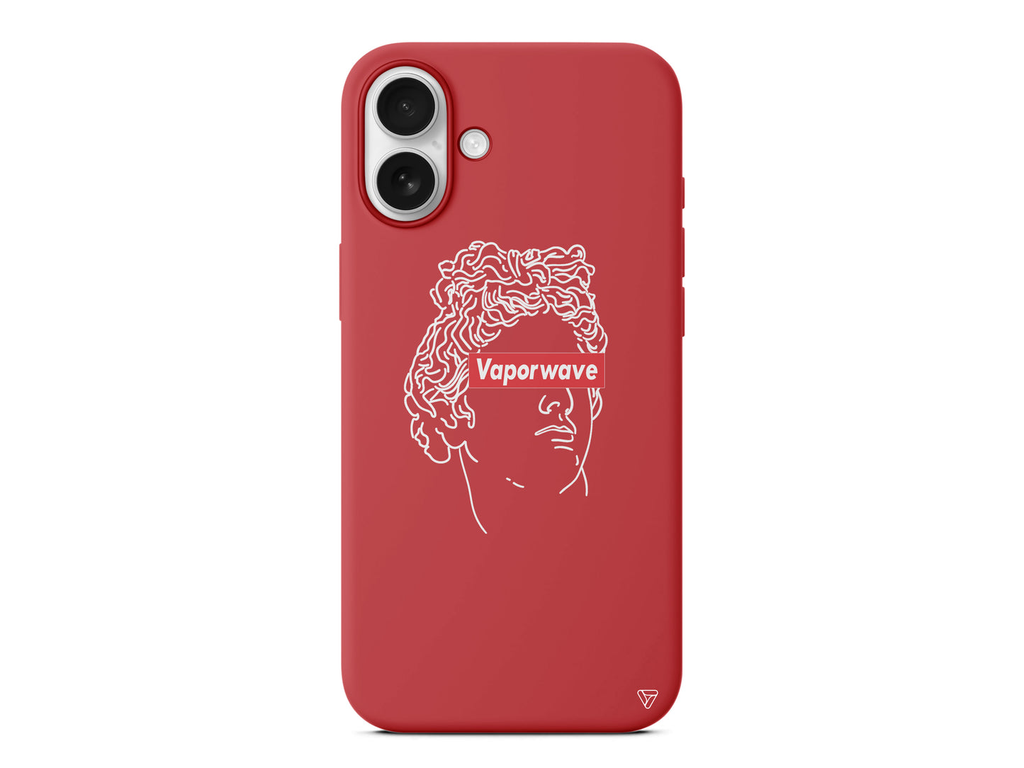 Vaporwave Lansman Model İçi Kadife Silikon Telefon Kılıfı – Plus Serisine Özel