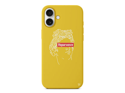 Vaporwave Lansman Model İçi Kadife Silikon Telefon Kılıfı – Plus Serisine Özel