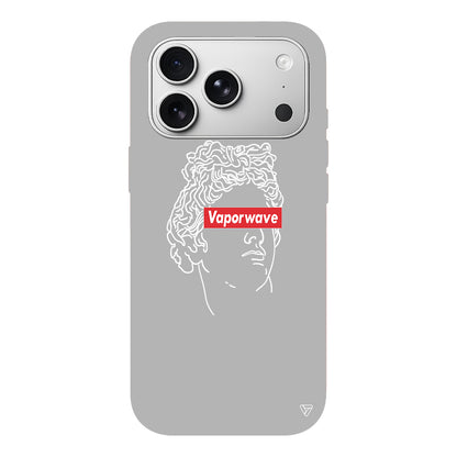 Vaporwave Lansman Model İçi Kadife Silikon Telefon Kılıfı