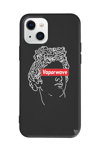 Vaporwave Lansman Model İçi Kadife Silikon Telefon Kılıfı – Plus Serisine Özel