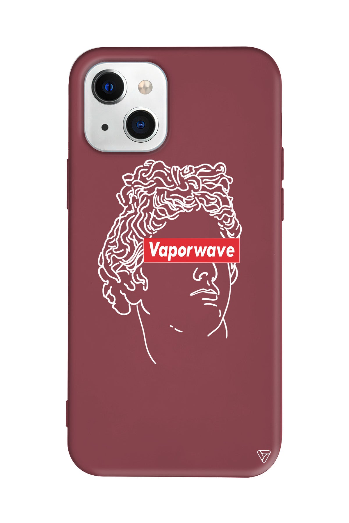 Vaporwave Lansman Model İçi Kadife Silikon Telefon Kılıfı