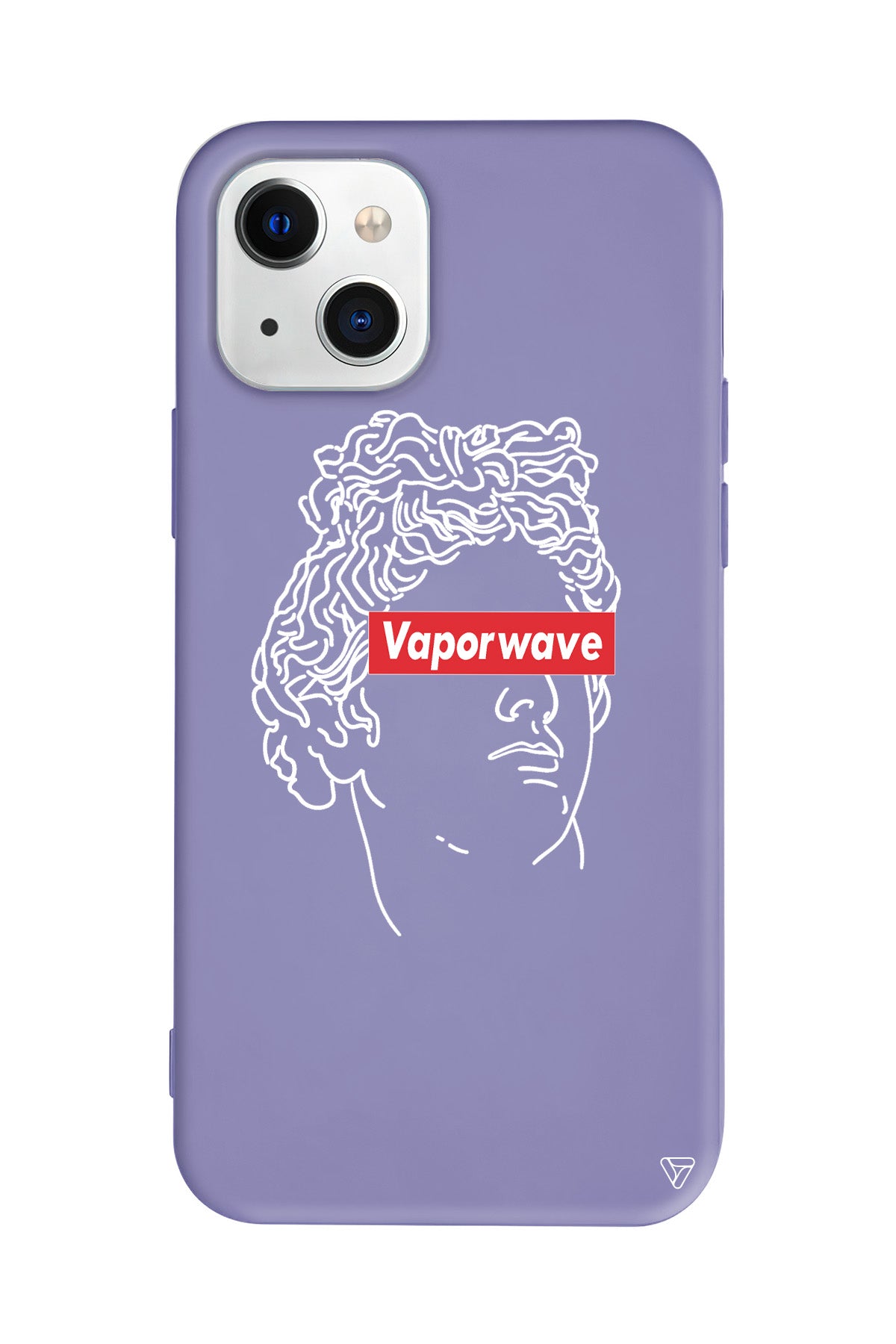 Vaporwave Lansman Model İçi Kadife Silikon Telefon Kılıfı