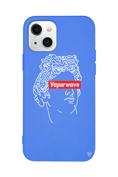 Vaporwave Lansman Model İçi Kadife Silikon Telefon Kılıfı