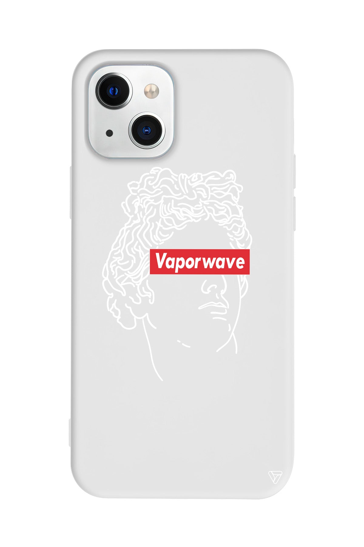 Vaporwave Lansman Model İçi Kadife Silikon Telefon Kılıfı