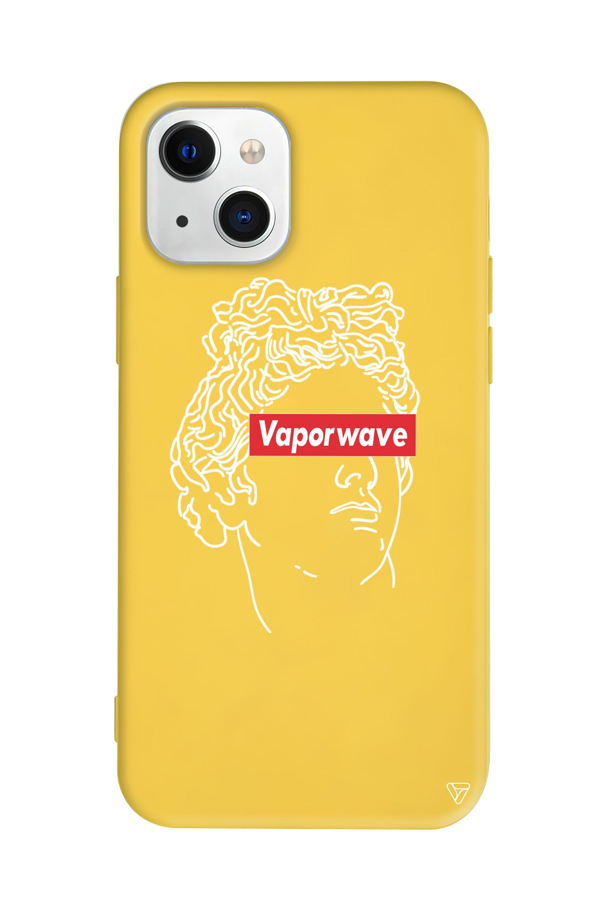 Vaporwave Lansman Model İçi Kadife Silikon Telefon Kılıfı – Plus Serisine Özel