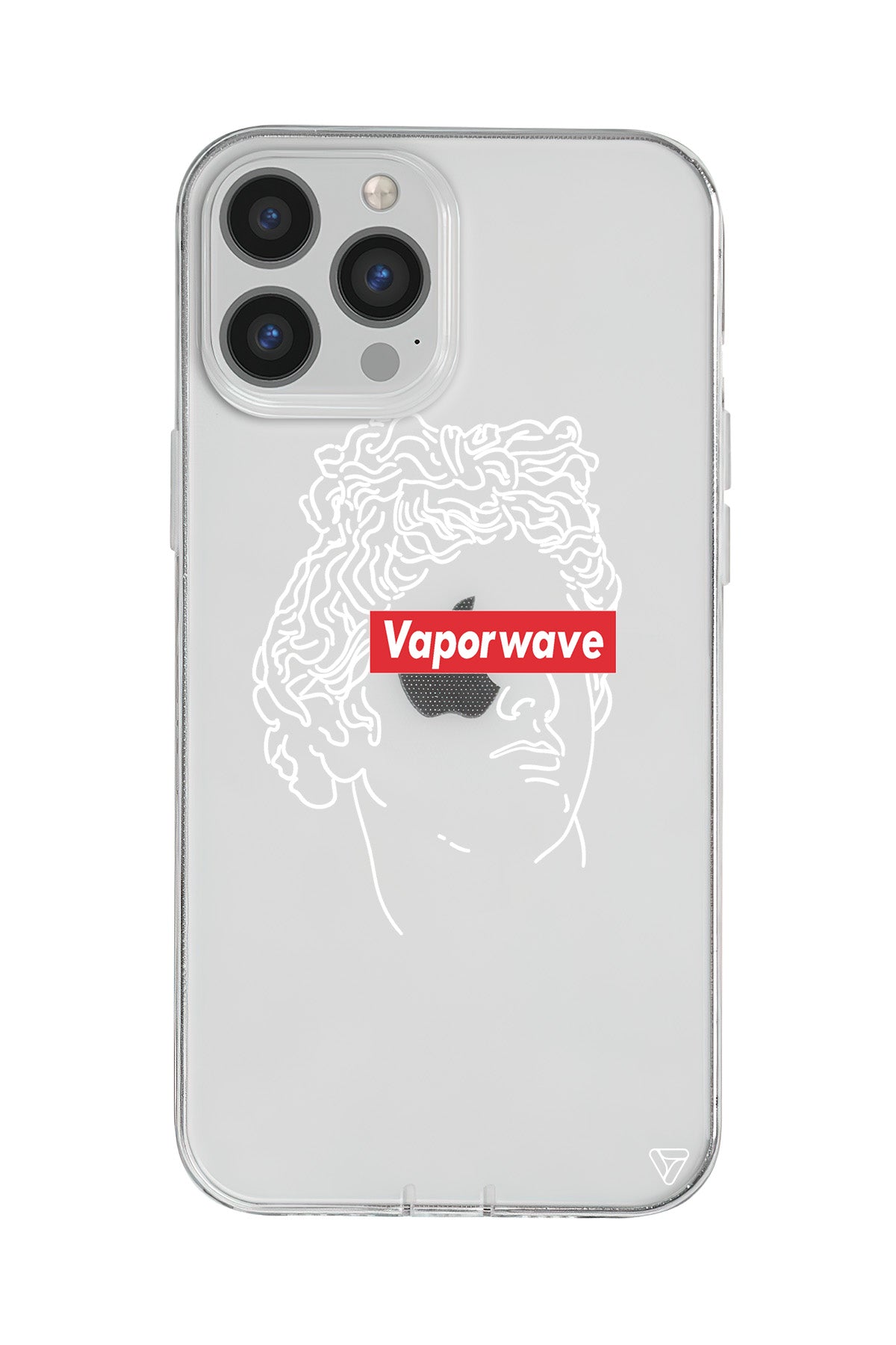 Vaporwave Lansman Model İçi Kadife Silikon Telefon Kılıfı