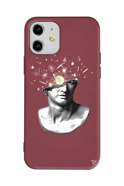 Cosmos in the brain Lansman Model İçi Kadife Silikon Telefon Kılıfı