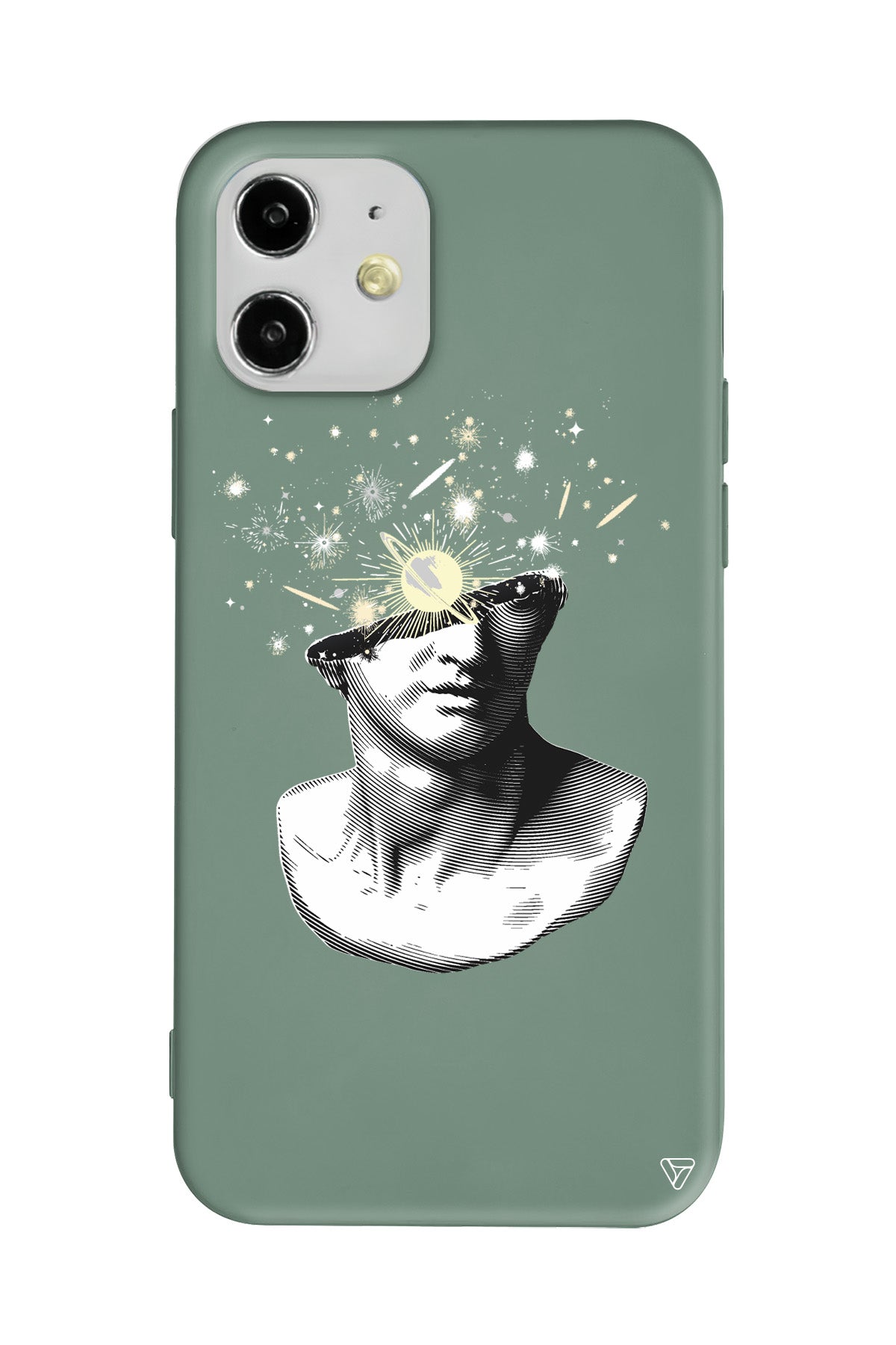 Cosmos in the brain Lansman Model İçi Kadife Silikon Telefon Kılıfı