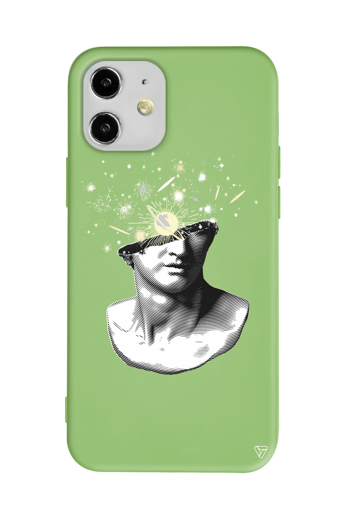 Cosmos in the brain Lansman Model İçi Kadife Silikon Telefon Kılıfı