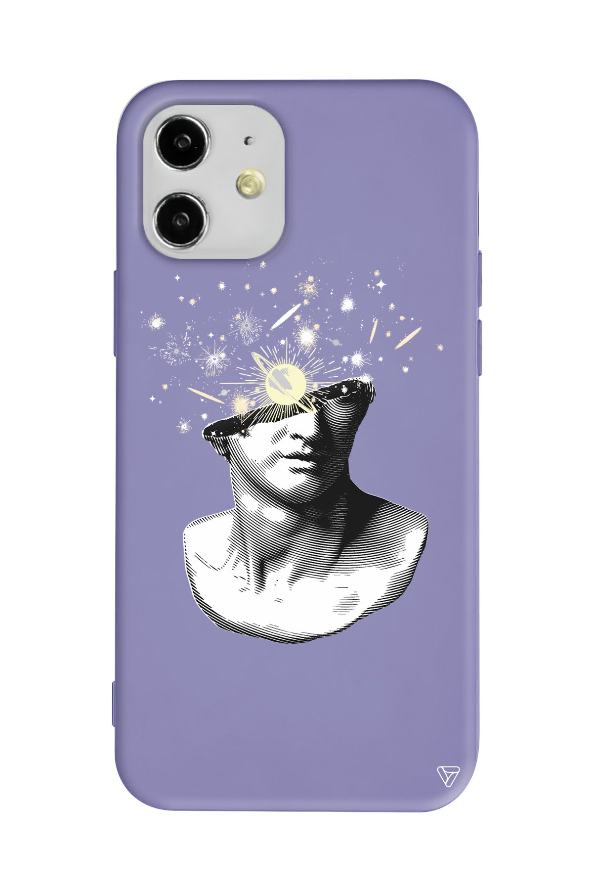 Cosmos in the brain Lansman Model İçi Kadife Silikon Telefon Kılıfı