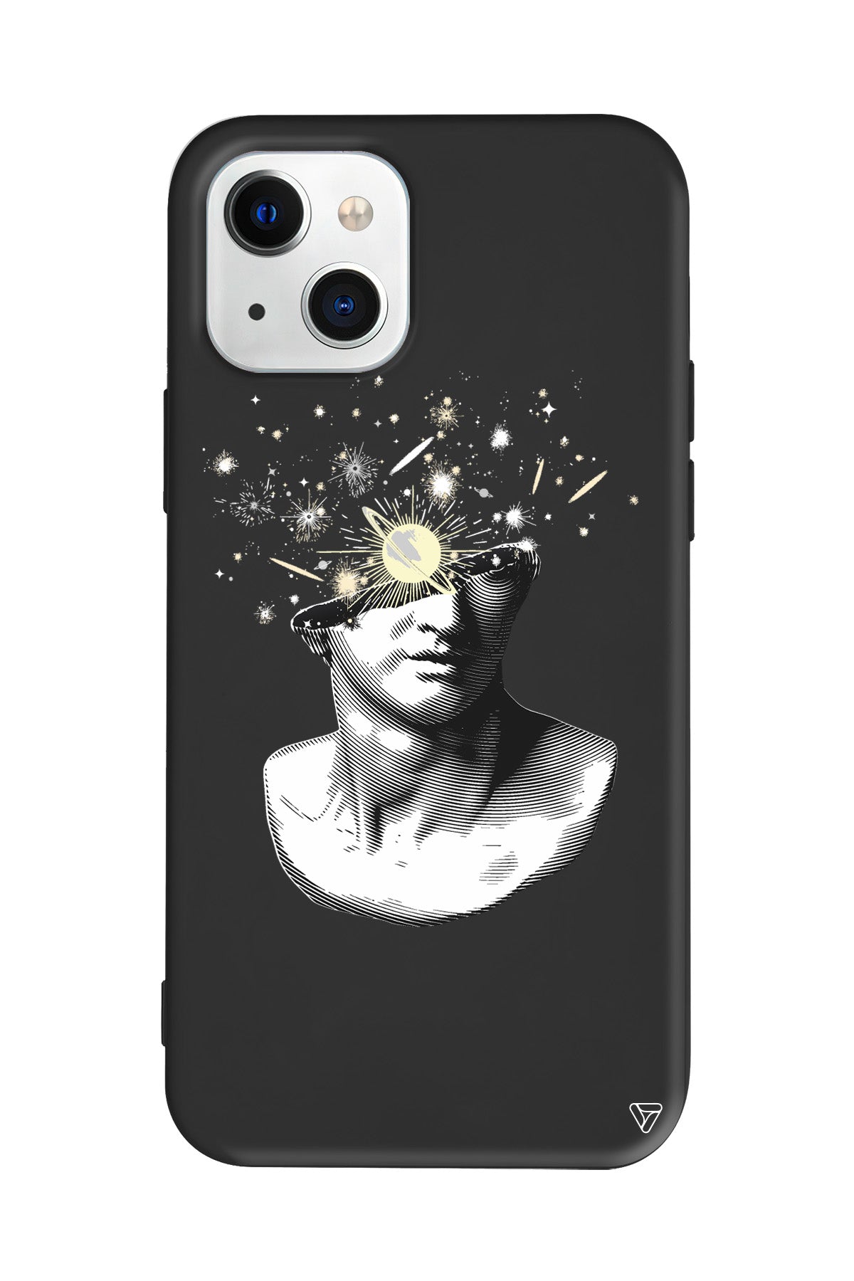 Cosmos in the brain Lansman Model İçi Kadife Silikon Telefon Kılıfı – Plus Serisine Özel