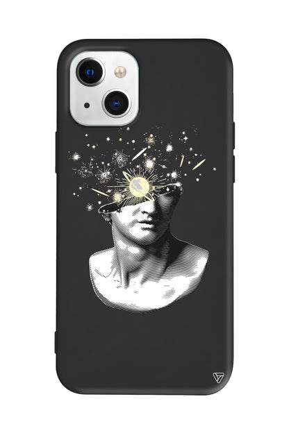 Cosmos in the brain Lansman Model İçi Kadife Silikon Telefon Kılıfı – Plus Serisine Özel