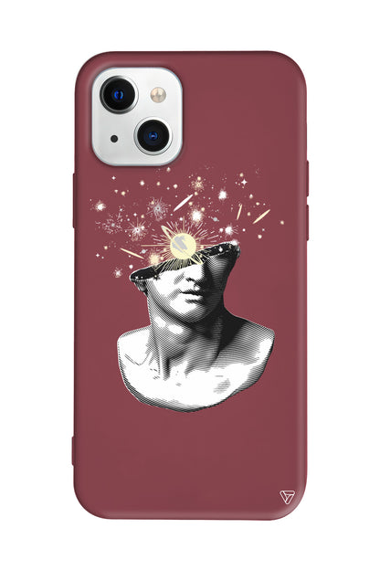 Cosmos in the brain Lansman Model İçi Kadife Silikon Telefon Kılıfı