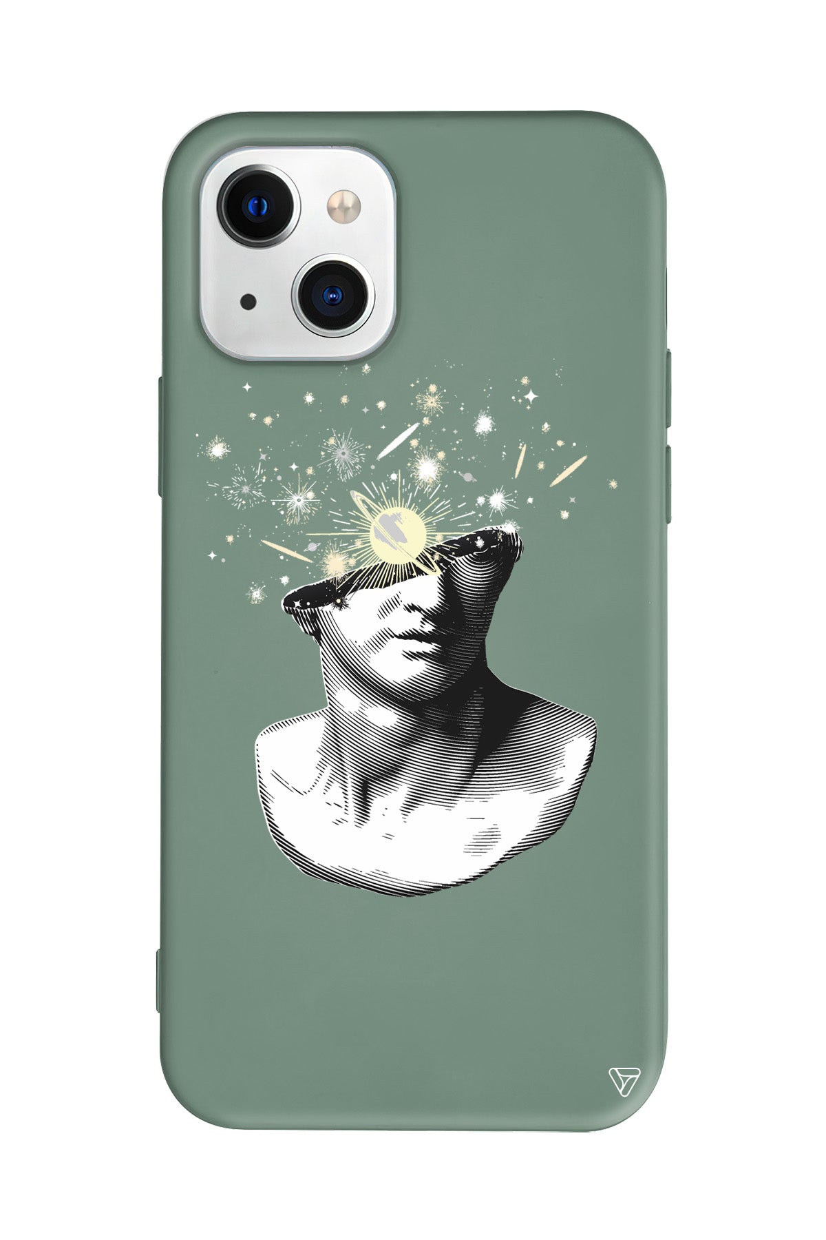 Cosmos in the brain Lansman Model İçi Kadife Silikon Telefon Kılıfı – Plus Serisine Özel