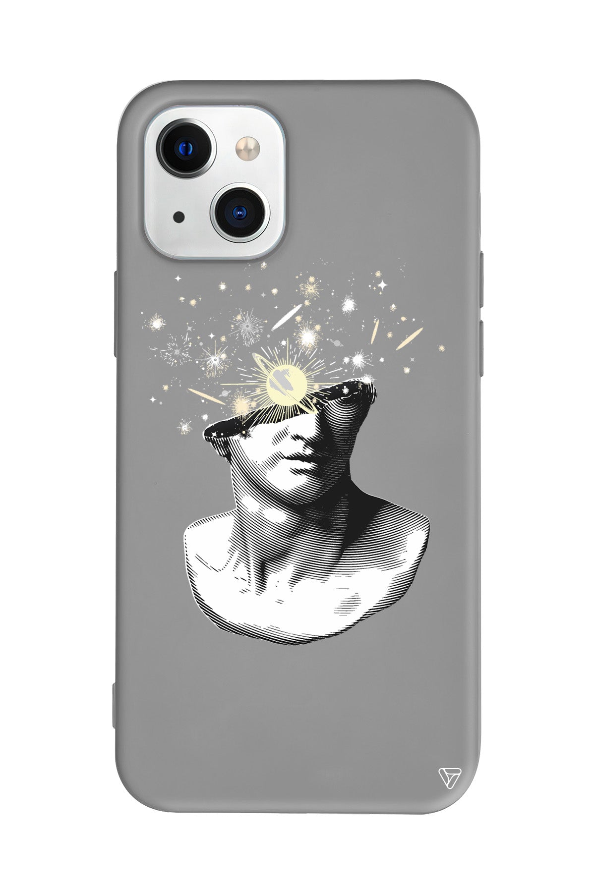 Cosmos in the brain Lansman Model İçi Kadife Silikon Telefon Kılıfı – Plus Serisine Özel