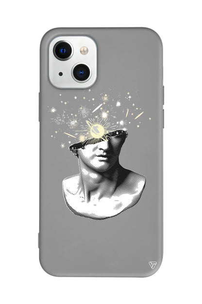 Cosmos in the brain Lansman Model İçi Kadife Silikon Telefon Kılıfı – Plus Serisine Özel