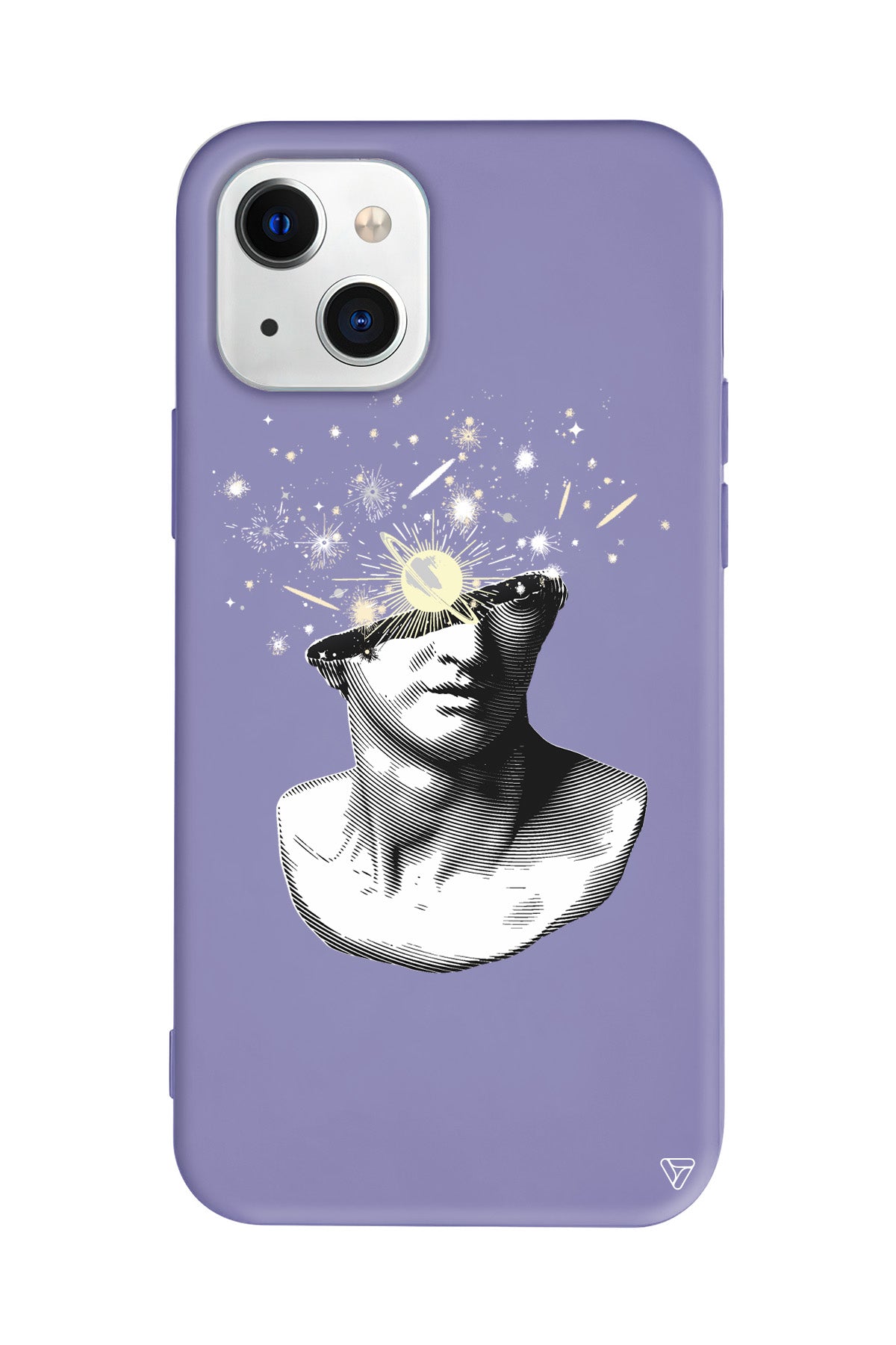 Cosmos in the brain Lansman Model İçi Kadife Silikon Telefon Kılıfı