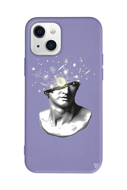 Cosmos in the brain Lansman Model İçi Kadife Silikon Telefon Kılıfı