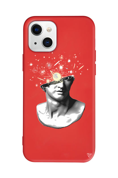 Cosmos in the brain Lansman Model İçi Kadife Silikon Telefon Kılıfı – Plus Serisine Özel