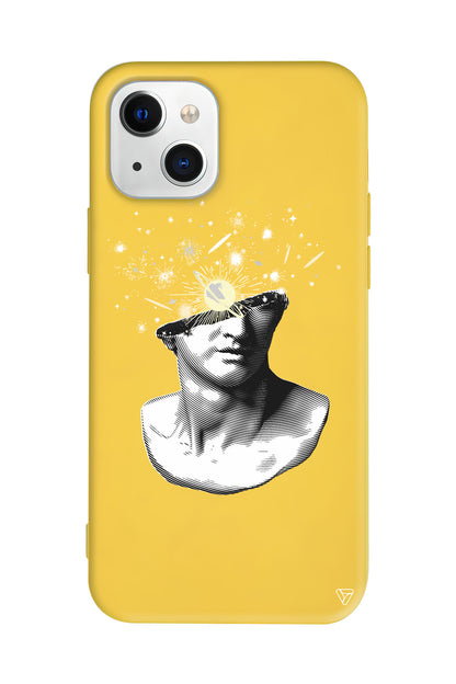 Cosmos in the brain Lansman Model İçi Kadife Silikon Telefon Kılıfı