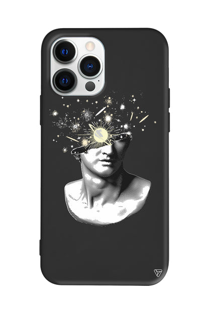 Cosmos in the brain Lansman Model İçi Kadife Silikon Telefon Kılıfı