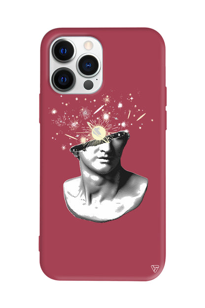 Cosmos in the brain Lansman Model İçi Kadife Silikon Telefon Kılıfı