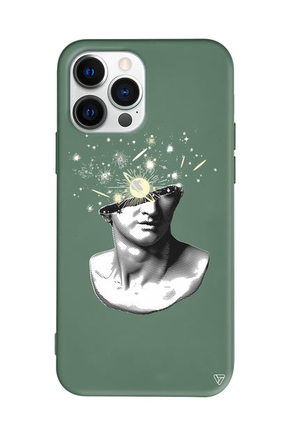 Cosmos in the brain Lansman Model İçi Kadife Silikon Telefon Kılıfı