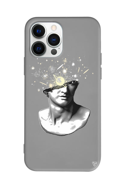 Cosmos in the brain Lansman Model İçi Kadife Silikon Telefon Kılıfı