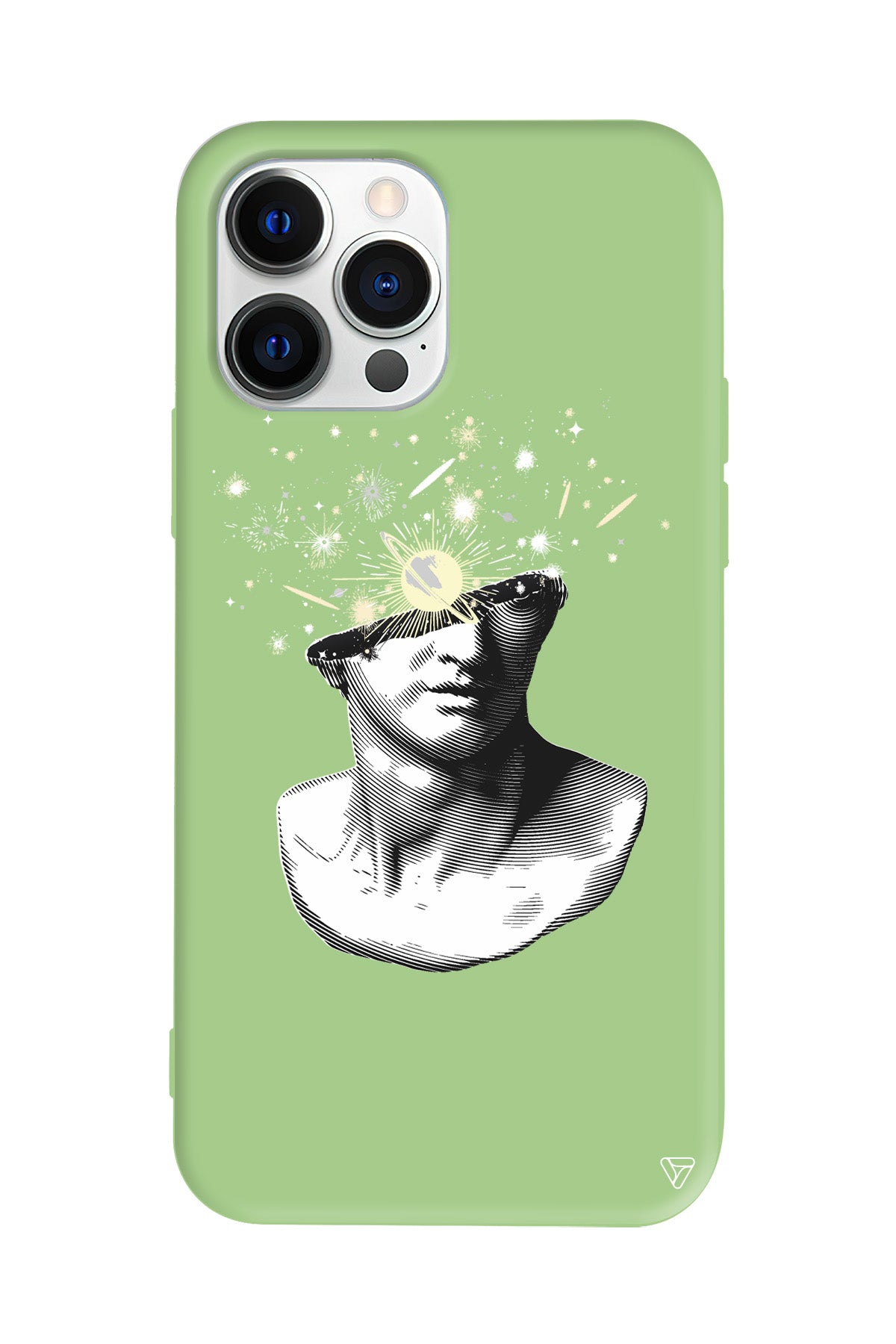 Cosmos in the brain Lansman Model İçi Kadife Silikon Telefon Kılıfı