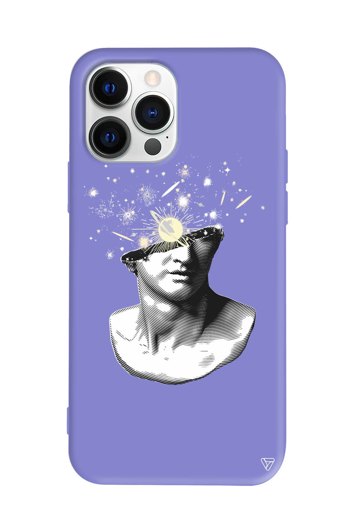 Cosmos in the brain Lansman Model İçi Kadife Silikon Telefon Kılıfı