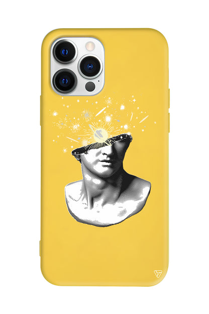 Cosmos in the brain Lansman Model İçi Kadife Silikon Telefon Kılıfı