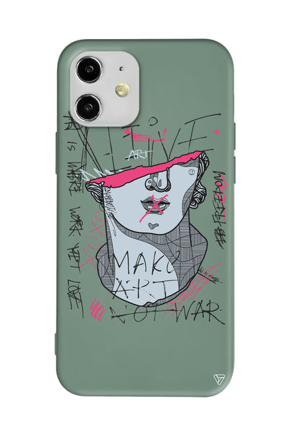 Half David Lansman Model İçi Kadife Silikon Telefon Kılıfı