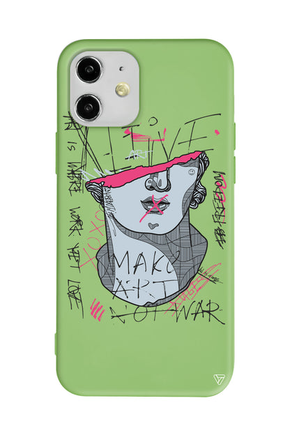 Half David Lansman Model İçi Kadife Silikon Telefon Kılıfı